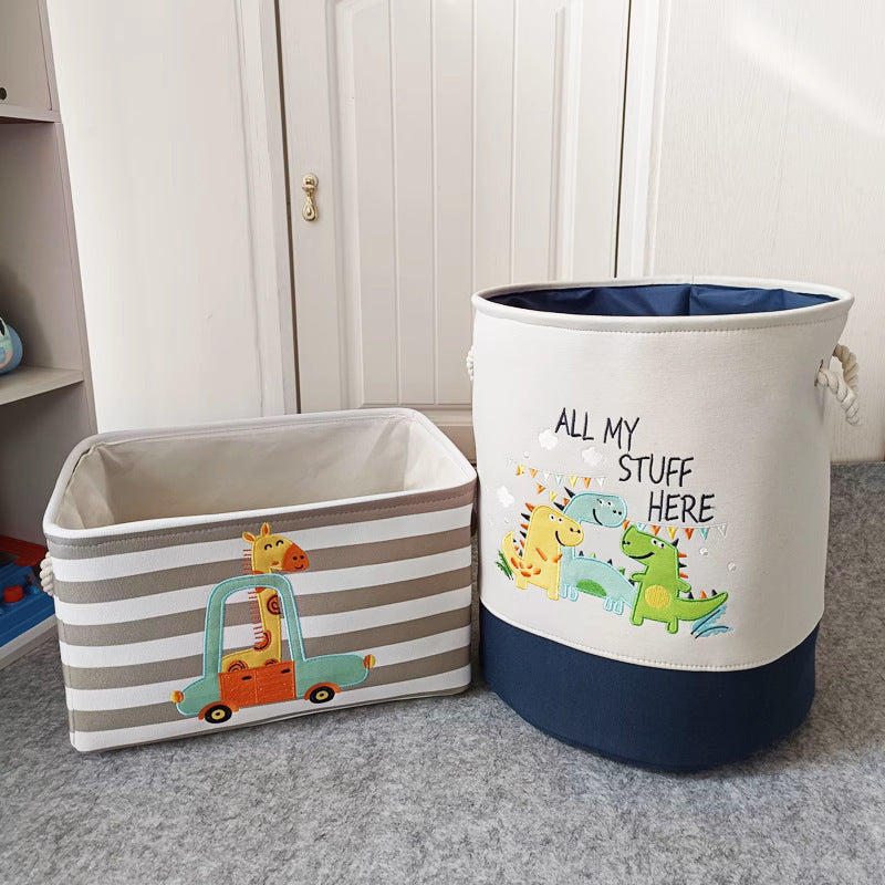 Cartoon Cloth Toy Storage Basket