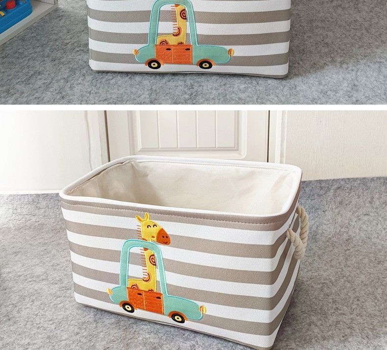 Cartoon Cloth Toy Storage Basket