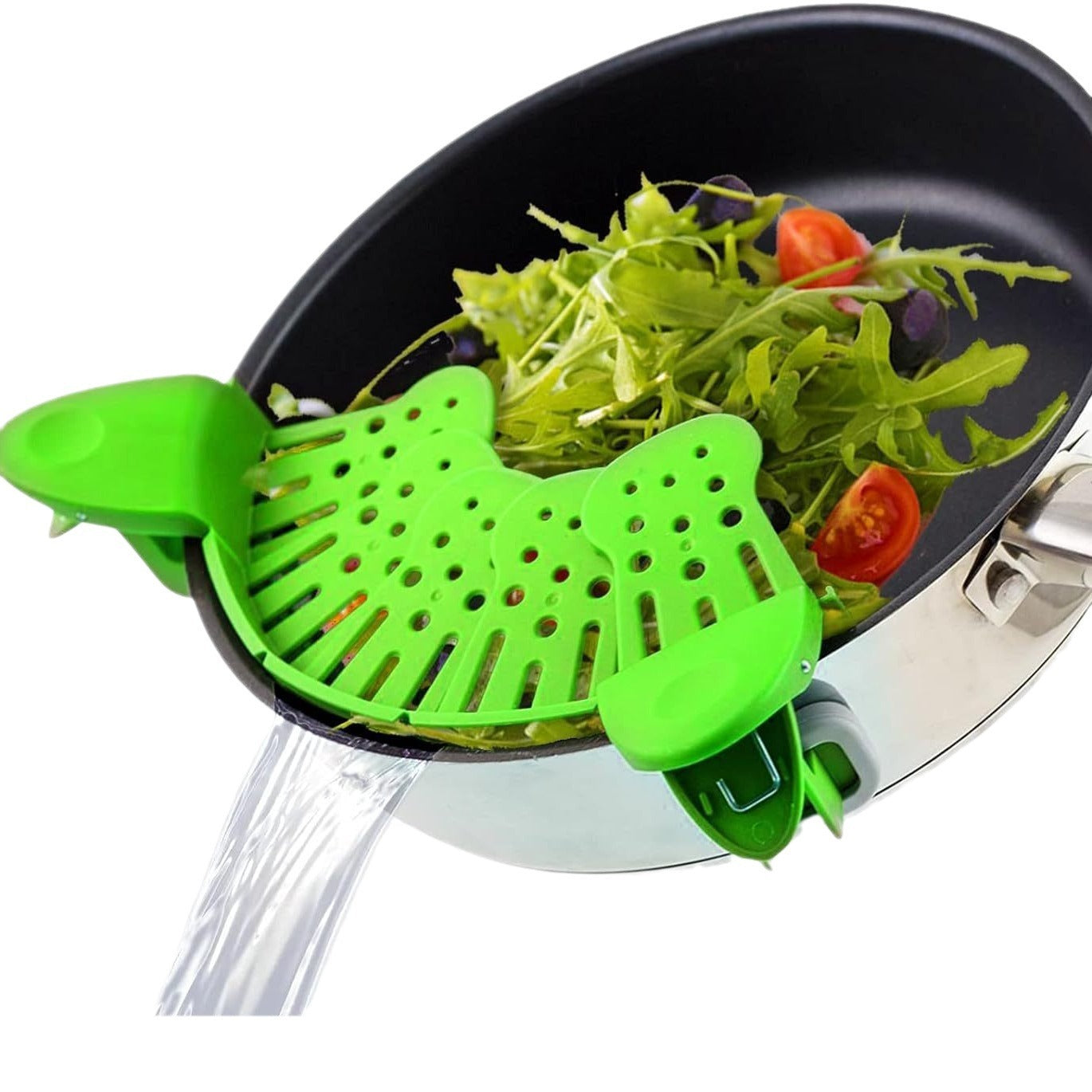 Silicone Clip-on Pan Pot Strainer